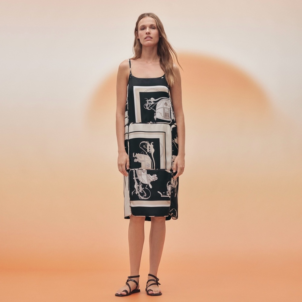 Hermes silk dress